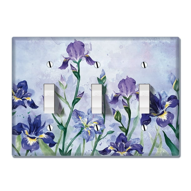 Double Rocker Floral Watercolor Switch Covers Wall Plate Graphics Wallplates Double Rocker Floral Watercolor Switch Covers Wall Plate Graphics Wallplates